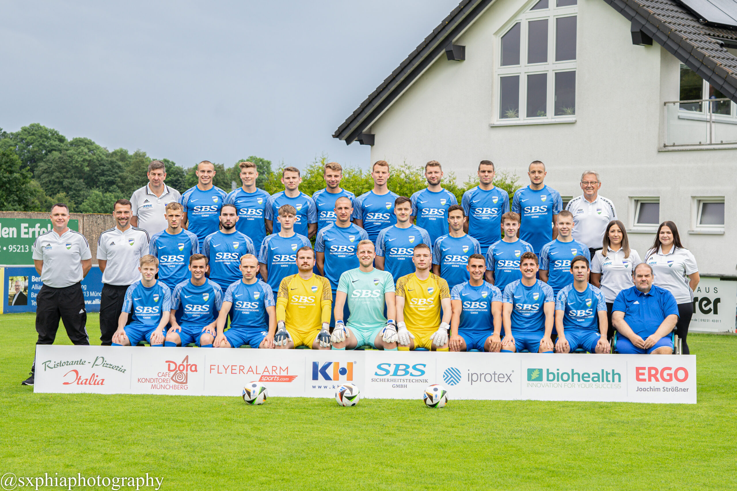 Mannschaftsbild 1. Mannschaft FCE Münchberg - Saison 2024-2025