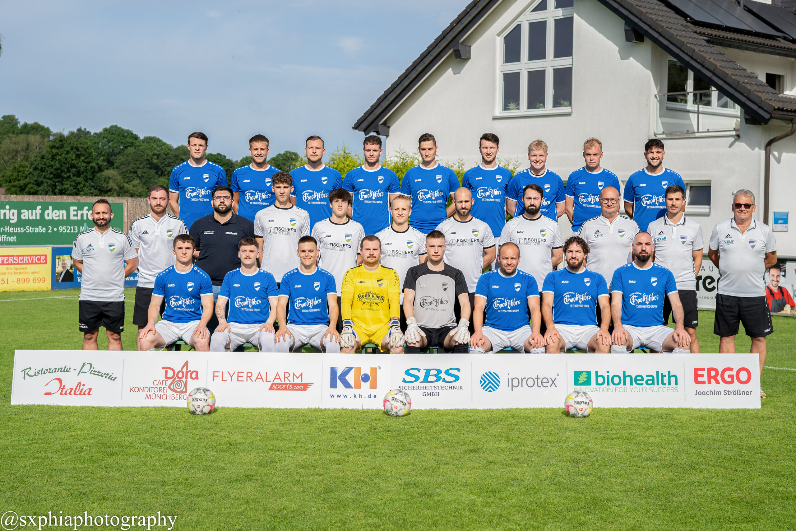 Mannschaftsbild 2. Mannschaft FCE Münchberg - Saison 2024-2025